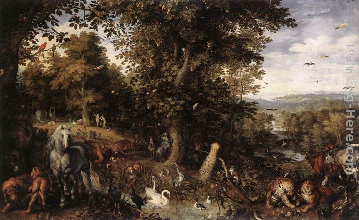 Jan the elder Brueghel Garden of Eden